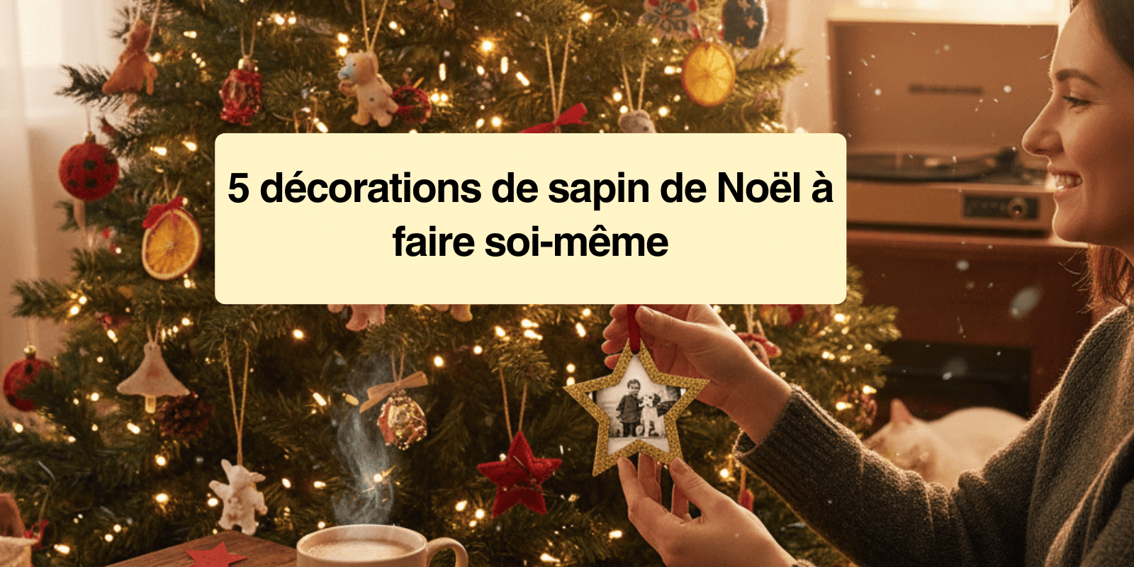 5 DIY Christmas tree decorations. Quick and easy tutorials