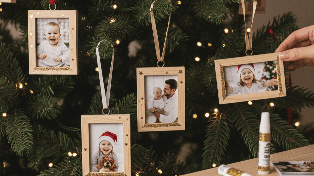 Christmas photo frames