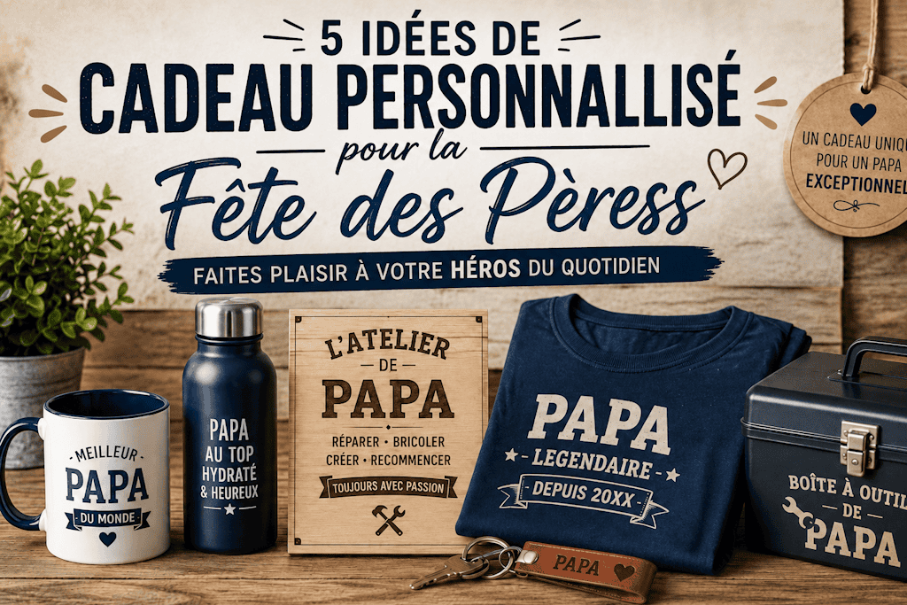 Bastle ein personalisiertes Geschenk zum Vatertag