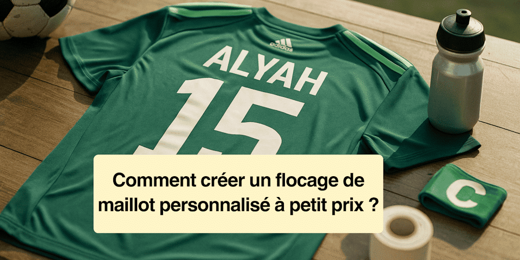 How to create a personalized jersey lettering on a budget?
