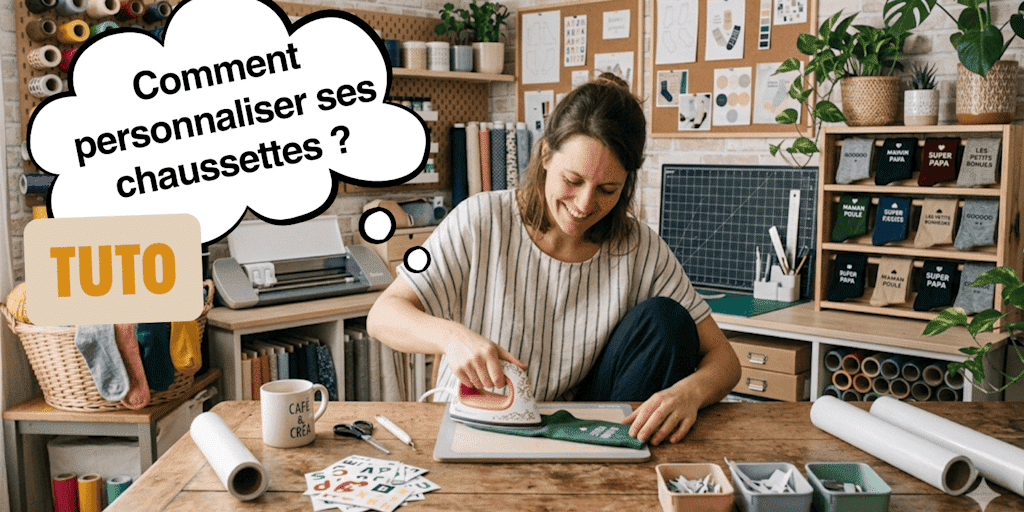 Wie personalisiert man seine Socken ganz einfach mit Flexfolie zum Aufbügeln? Das einfache Tutorial 2026
