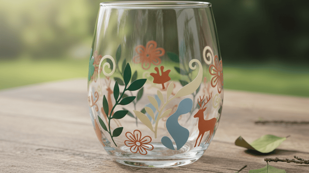 wie man sein Glas dekoriert