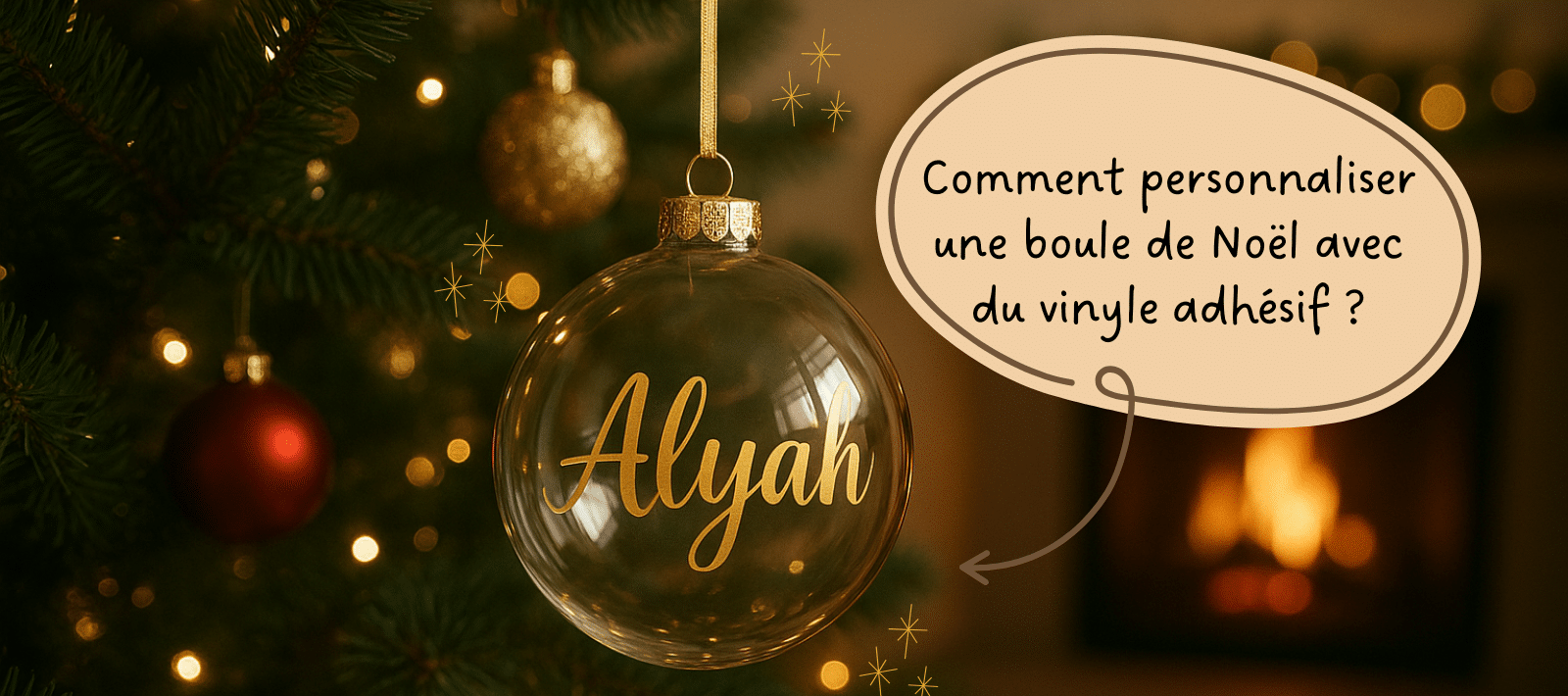 Wie personalisiert man eine Weihnachtskugel mit Klebevinyl? Die komplette Anleitung für ein hochwertiges Weihnachten!