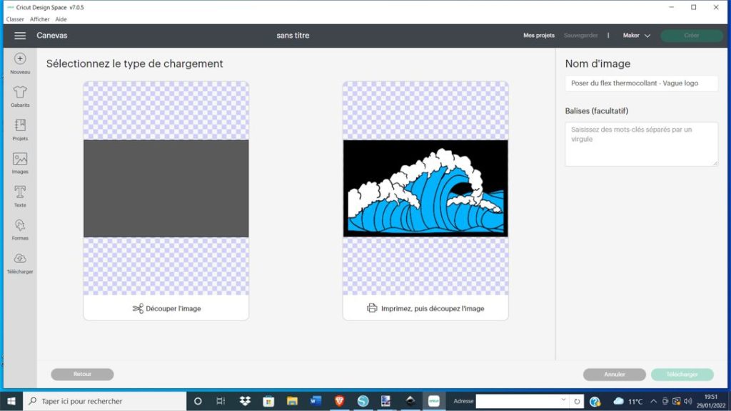 Cricut vectorization