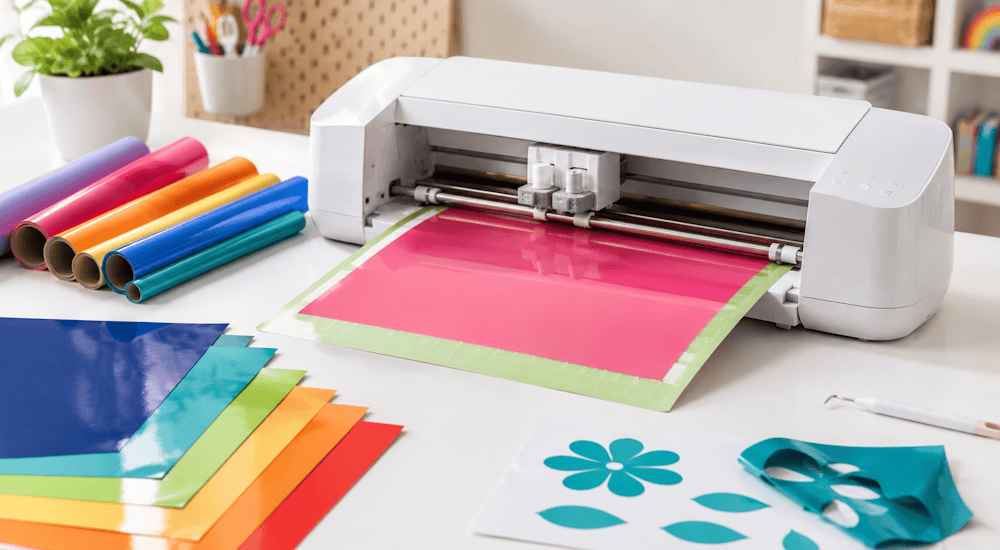 Vinyl mit einer Cricut-Maschine schneiden