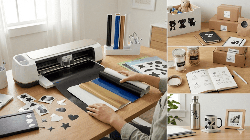 making your stickers with adhesive vinyl