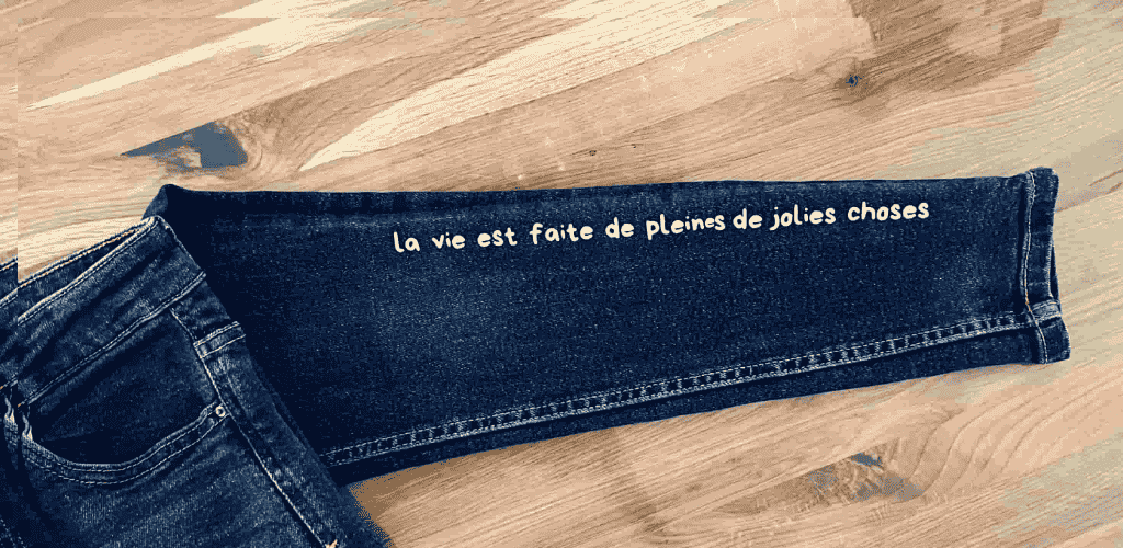 Jeans-Gestaltung Nähte