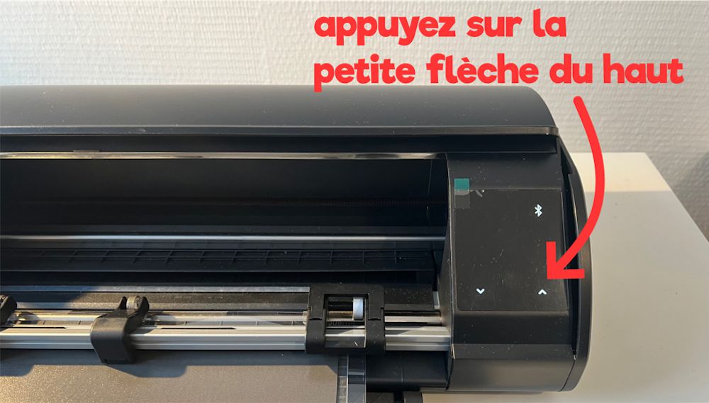 Die Matte in die Silhouette Cameo laden