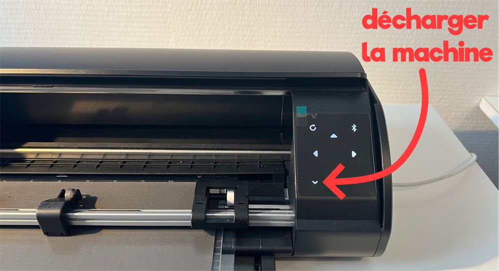 Die Silhouette Cameo entladen