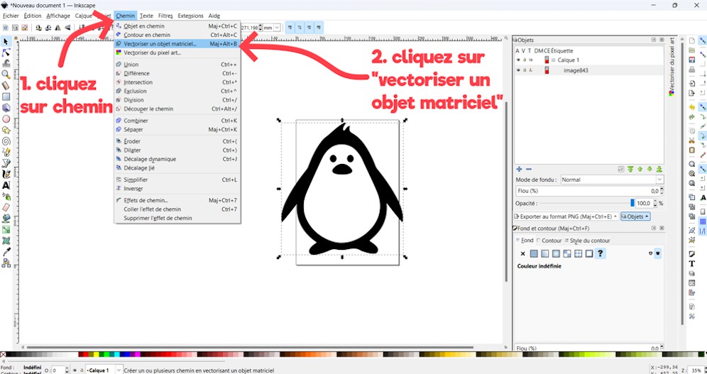 Vektorisierung Inkscape