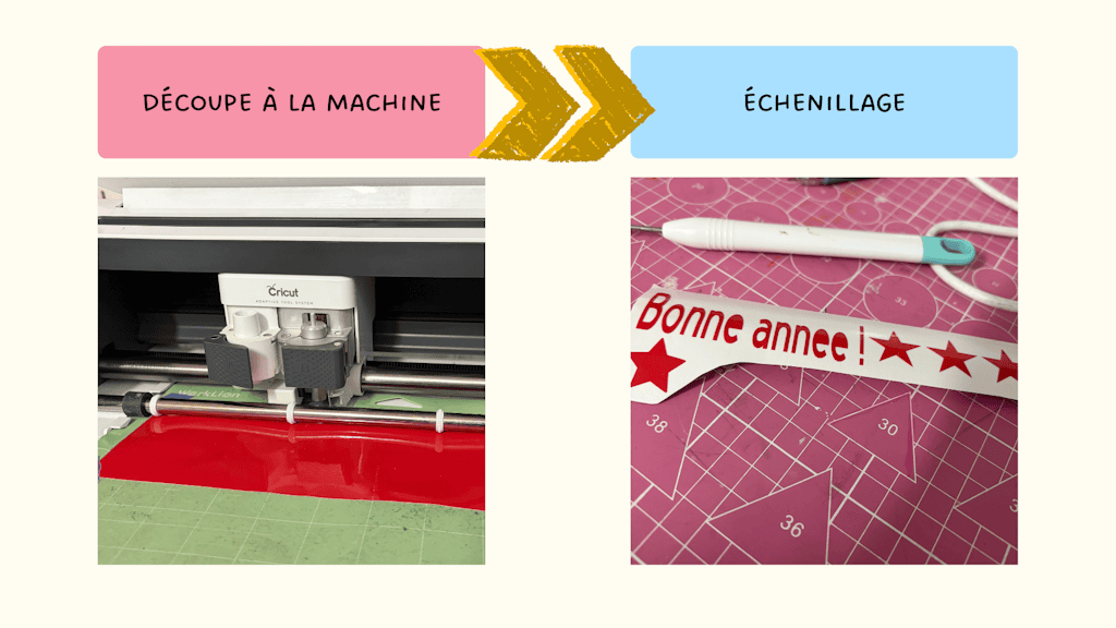 taglio e scarto con una Cricut