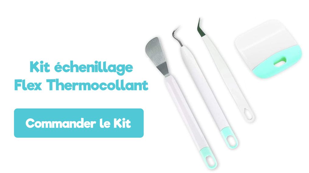 Entgittern von Flexfolie zum Aufbügeln