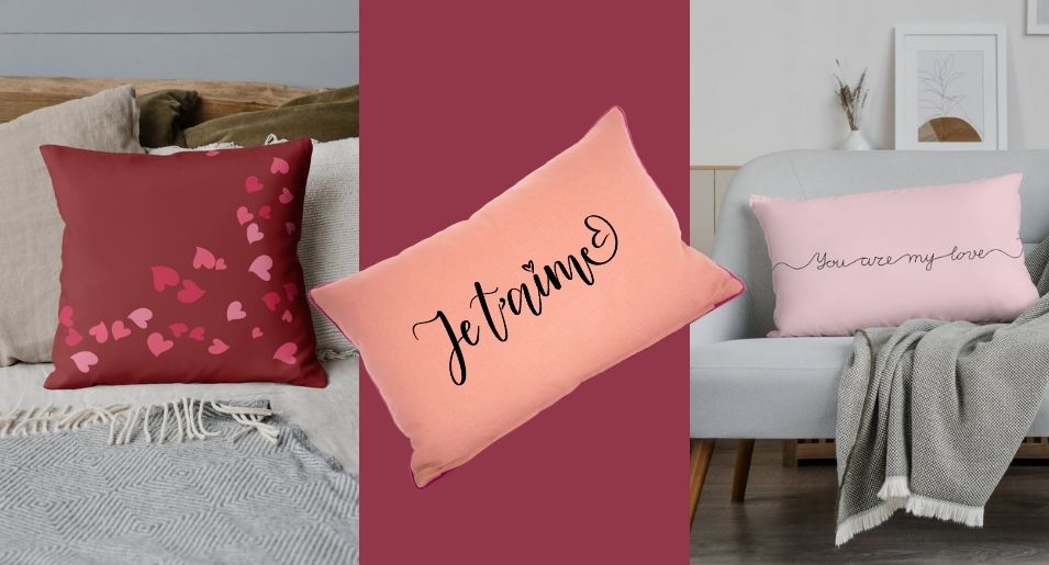 DIY Kissen Valentinstag