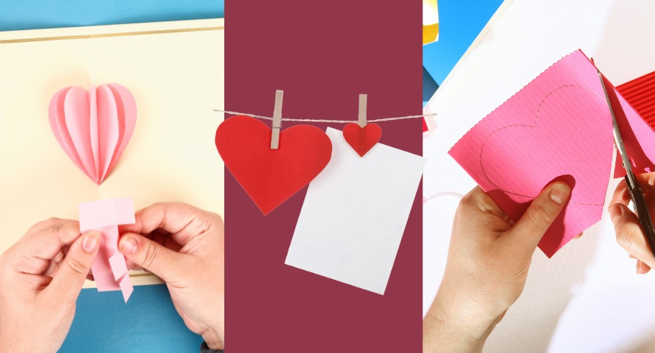 DIY Papier Valentinstag