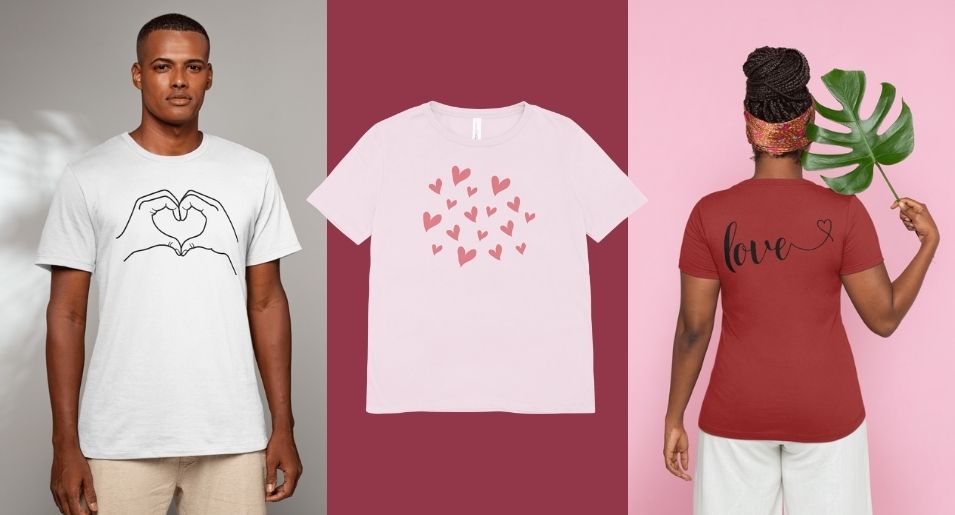 DIY T-Shirt Valentinstag