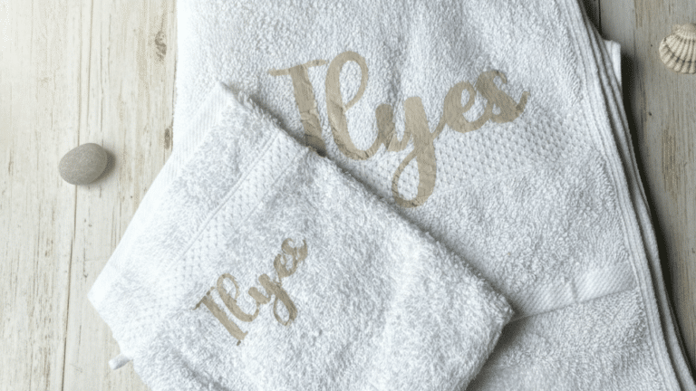 DIY Handtuch personalisieren