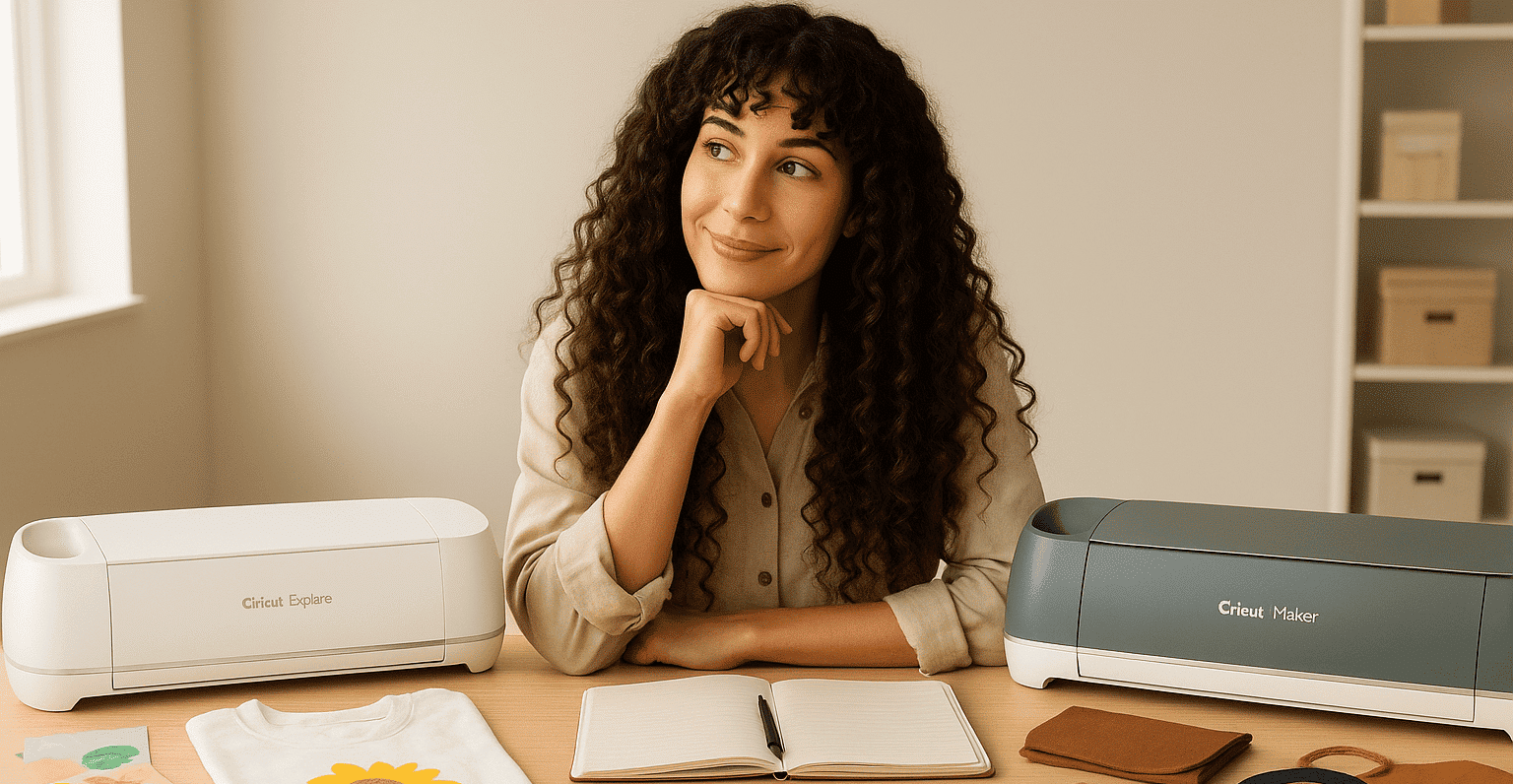 Qual è la differenza tra una Cricut Explore e Cricut Maker? Tutto quello che devi sapere prima di scegliere.