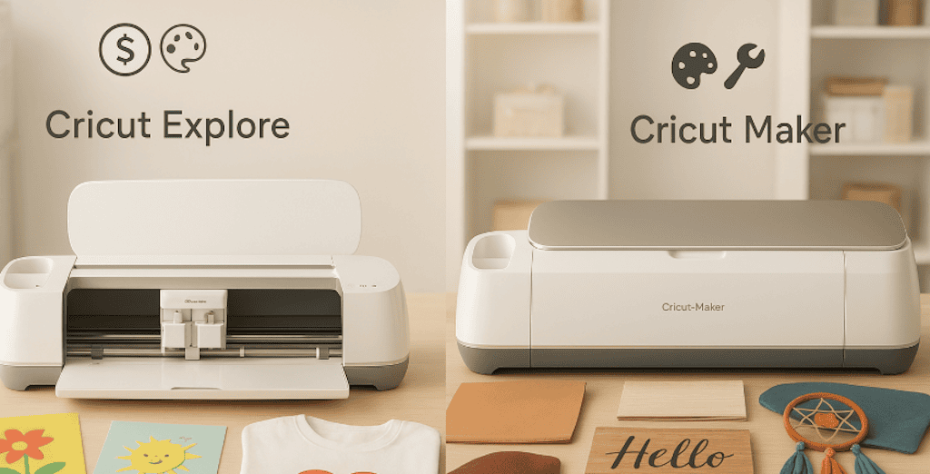 Cricut maker e cricut explore