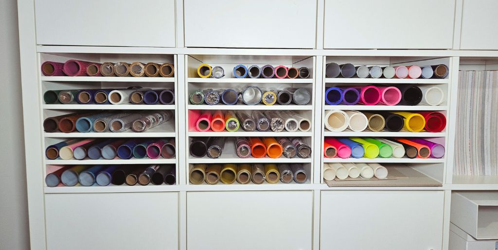 KALLAX IKEA SHELVING UNIT CRICUT STORAGE