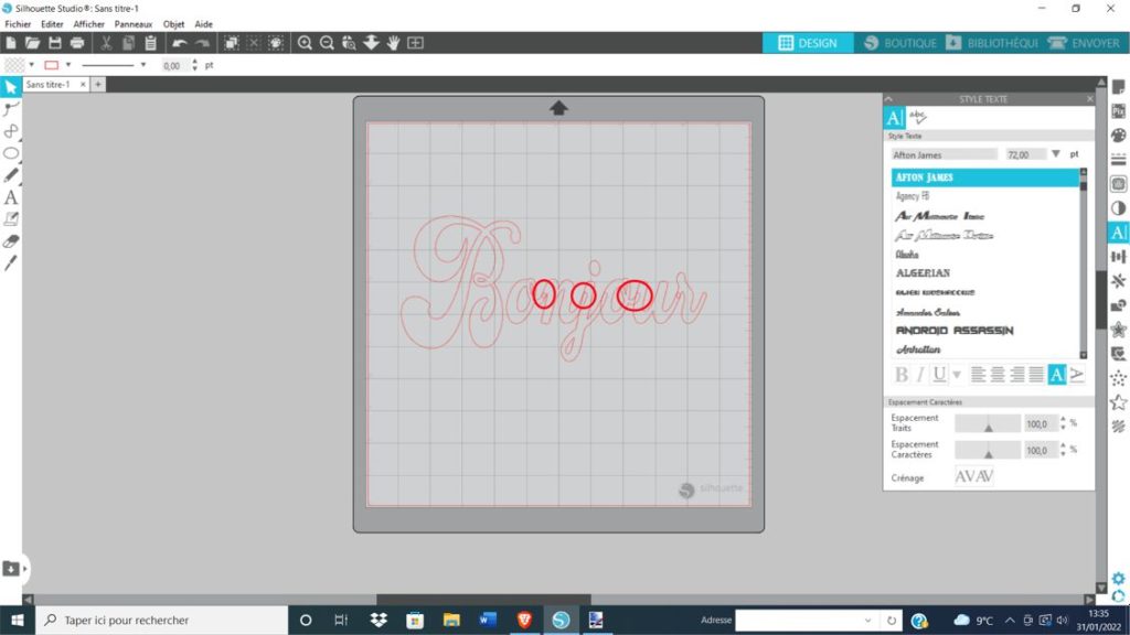 Silhouette Cameo Silhouette Studio tutorial